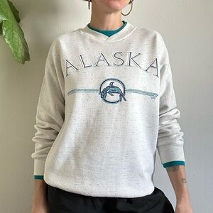 90's Prairie Mountain Alaska Grandma Sweatshirt